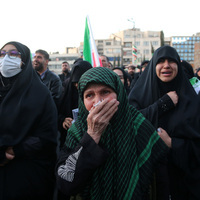 (SpotNews)IRAN-TEHRAN-GATHERING-KHAMENEI-MOURN
