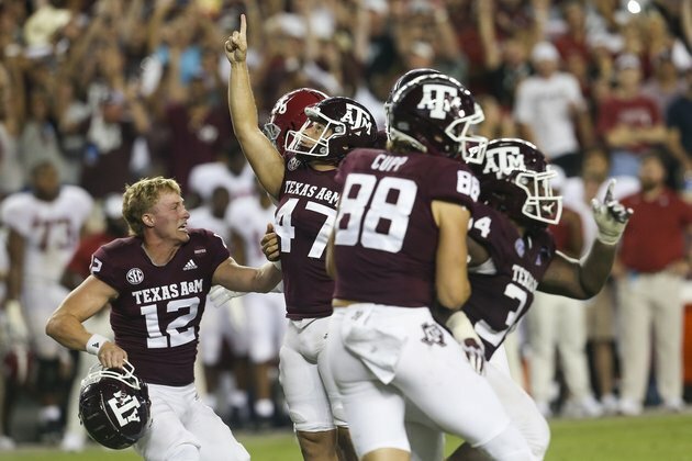 Top 25 roundup: Texas AM stuns No. 1 Alabama with last-second FG