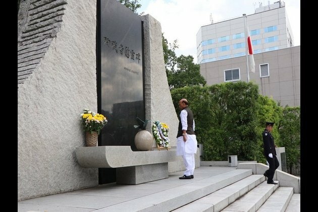 Rajnath Singh pays homage to Japan's SDF forces