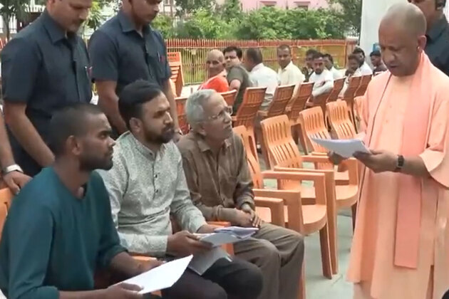 CM Yogi Adityanath addresses public grievances at Gorakhpur Janta Darshan