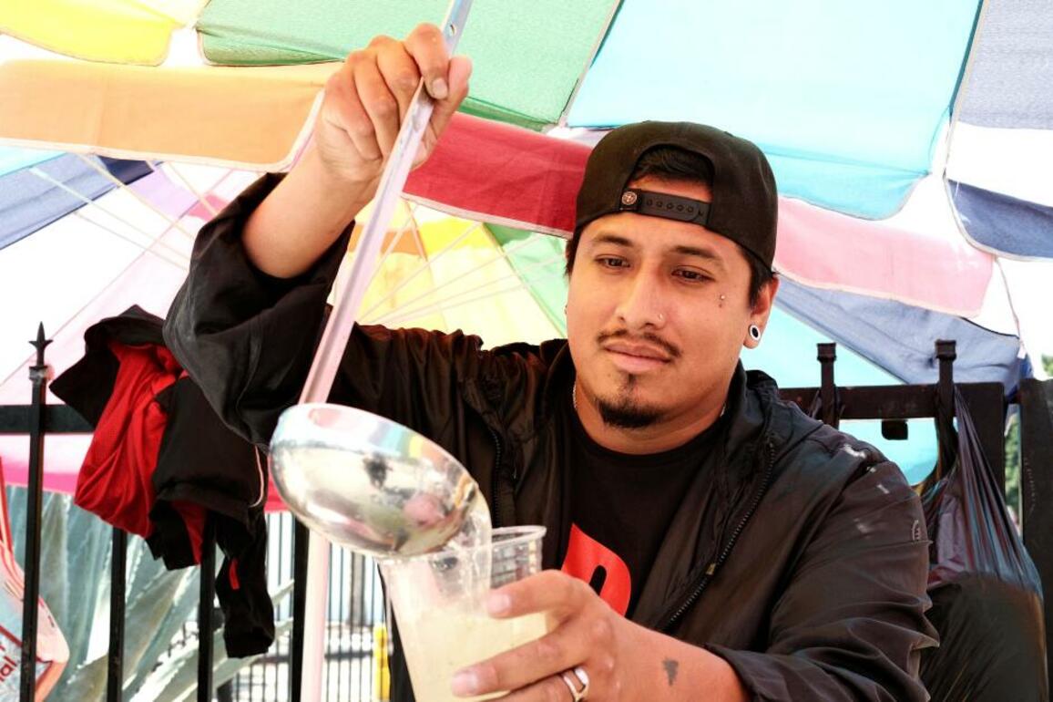 It can't be a protest in L.A. without street food. Meet the vendors