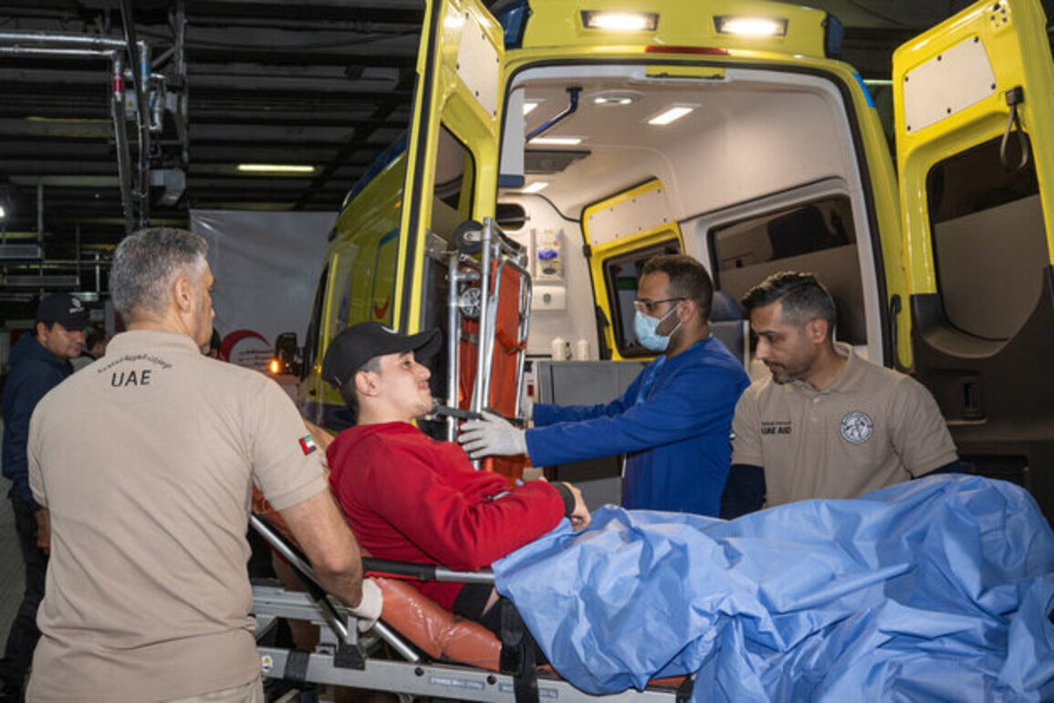 UAE Floating Hospital in Al Arish admits 10 new patients from Gaza