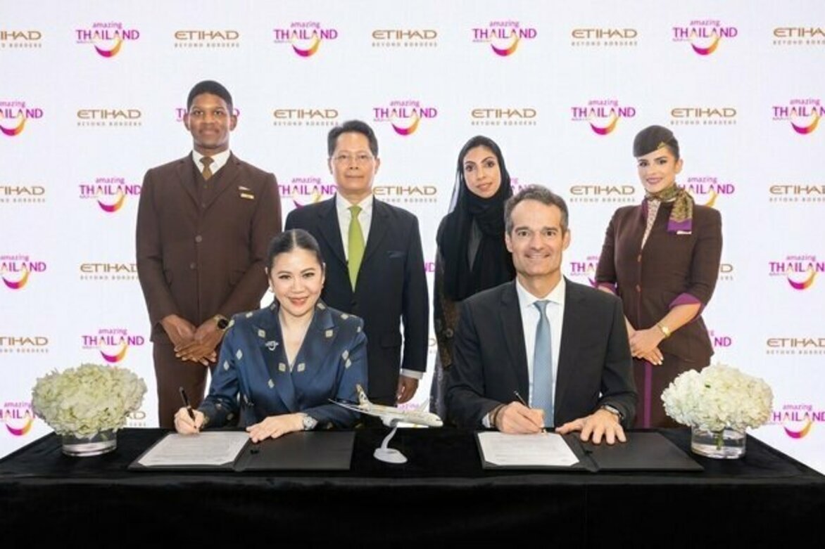 Etihad Airways signs cooperation agreement with Tourism Authority of Thailand
