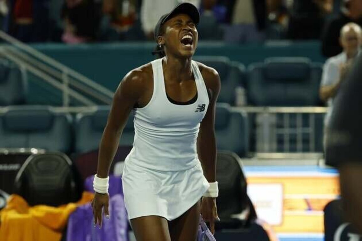 Coco Gauff comes back to reach first Miami Open semifinal