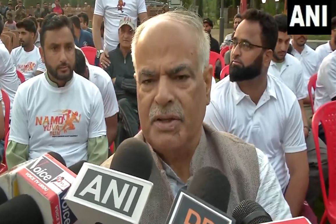 "We want an addiction-free youth in India": BJP leader Ashok Koul on 'Namo Yuva Run' in J-K