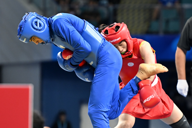 (SP)CHINA-CHENGDU-THE WORLD GAMES 2025-WUSHU-WOMEN'S SANDA 60KG-SEMIFINALS (CN)