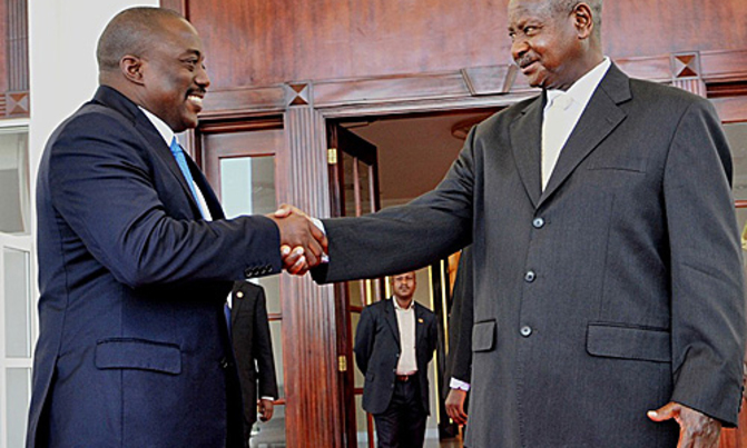 Museveni hails Kabila for flashing out ADF rebels Museveni hails Kabila for flashing out ADF rebels