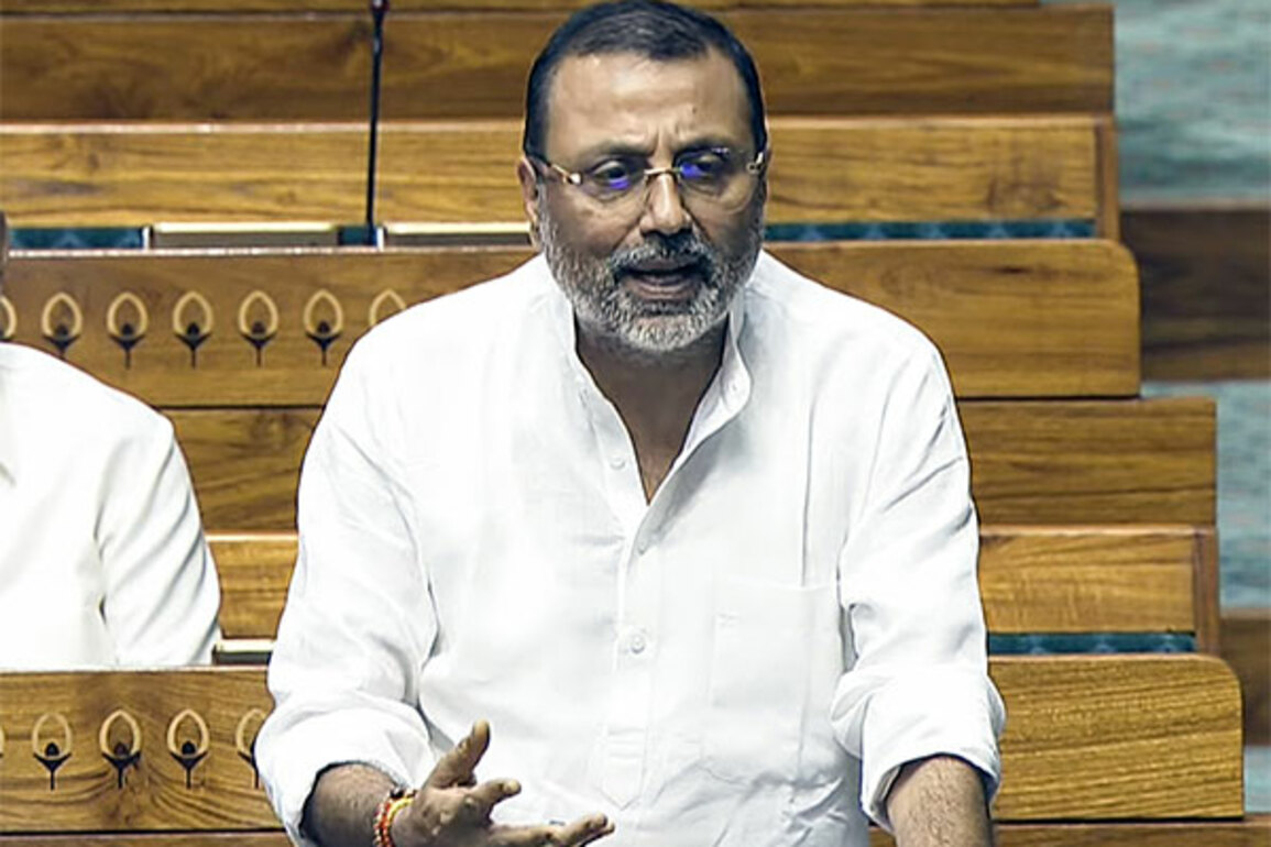 "Rajiv Gandhi acted as 'middleman' in a fighter jet deal," alleges BJP MP Nishikant Dubey, citing WikiLeaks report