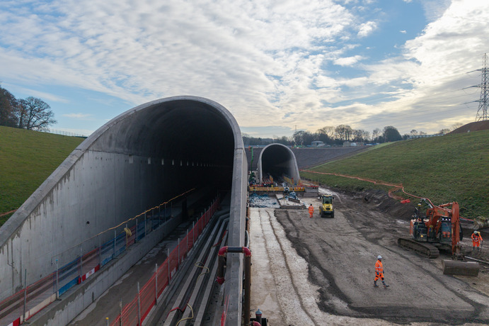 HS2’s Chiltern tunnel north porous portal