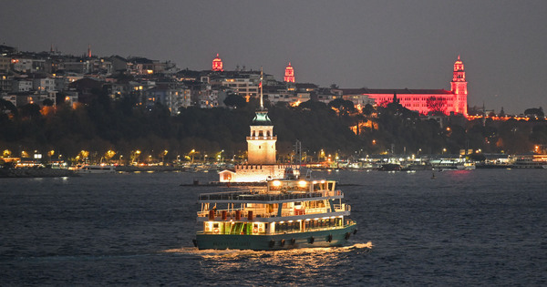 TRKIYE-ISTANBUL-BOSPHORUS-NIGHT VIEW