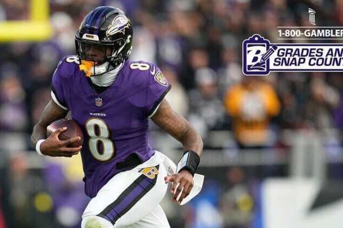 Grades & Snap Counts: Lamar Jackson Rebounds vs. Steelers