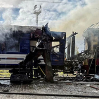 Russia's strike on Ukraine trains kills 1, injures 30