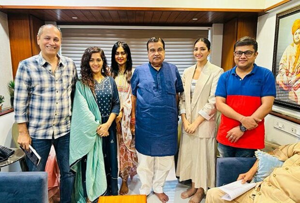 Vipul Shah, Adah Sharma, 'The Kerala Story' team meet Union Minister Nitin Gadkari