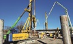  Bauer Spezialtiefbau is installing 74 fully cased large-diameter bored piles as part of the foundation work for a new railway overpass in Rosenheim, Germany