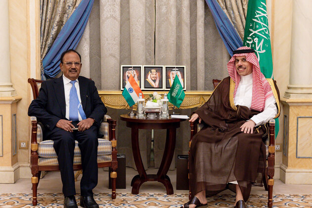 NSA Ajit Doval reviews bilateral ties, regional situation with senior Saudi leadership during Riyadh visit