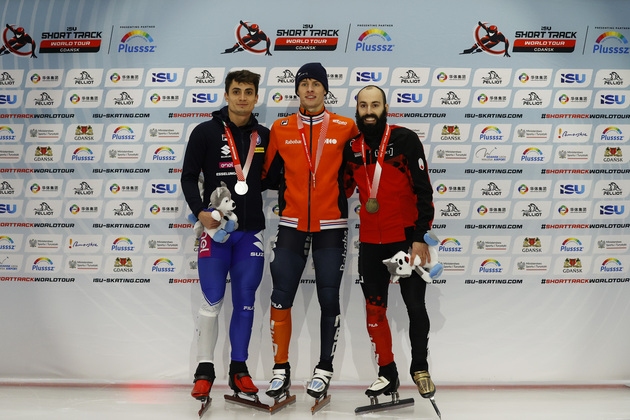 (SP)POLAND-GDANSK-SHORT TRACK SPEED SKATING-ISU WORLD TOUR-MEN'S 1000M