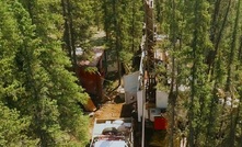 Drilling at Pine Point