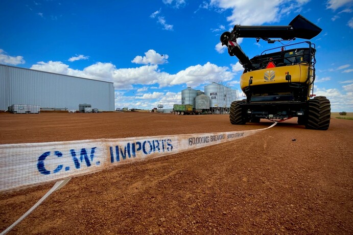 Because chains have a relatively low working load limit, recovery straps should be the go-to for bogged harvester recovery. Opt for soft shackles and avoid D-shackles.