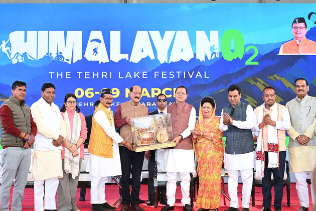Uttarakhand CM Dhami inaugurates Himalayan O Tehri Lake Festival