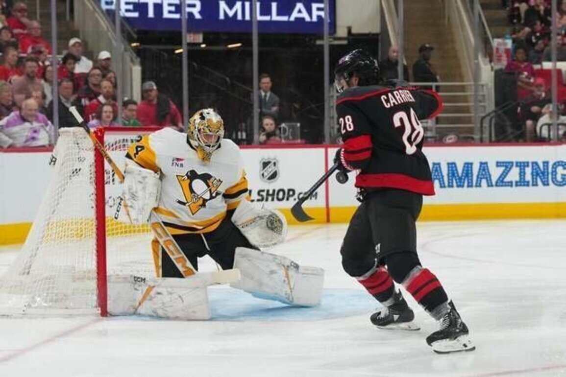 Hurricanes edge Penguins in shootout after late collapse