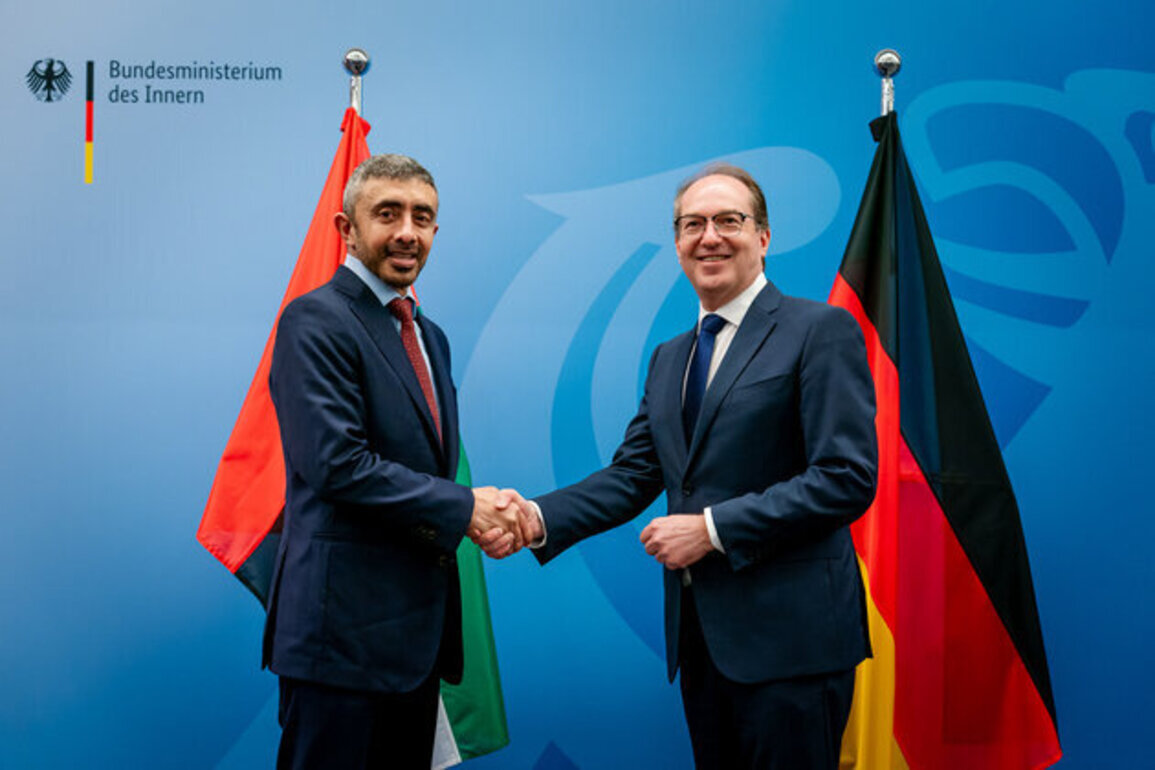 Abdullah bin Zayed meets German Interior Minister