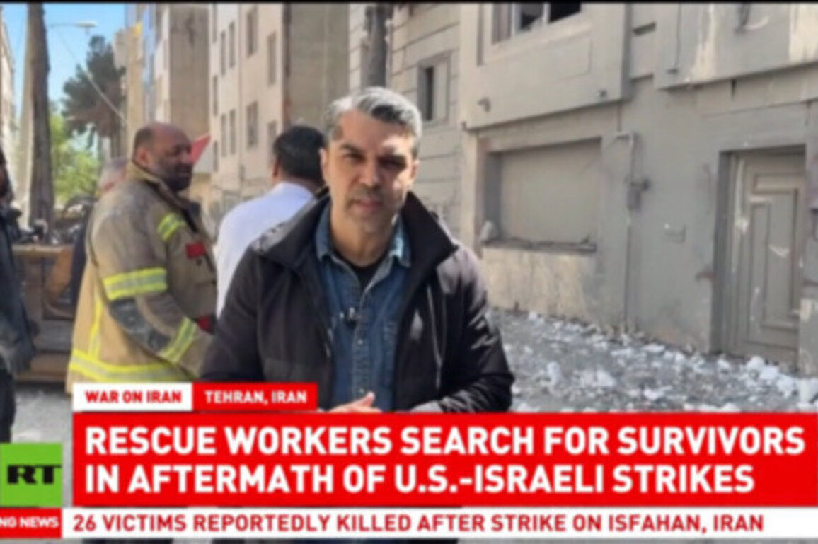 At least three killed after US-Israeli airstrikes raze residential building in Tehran (VIDEO)