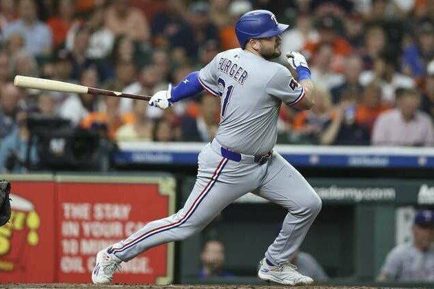 Rangers 1B Jake Burger to return from quadriceps injury