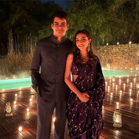Priyanka Gandhi's son Raihan Vadra announces engagement with Aviva Baig, shares pictures