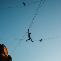 SAUDI ARABIA-ALULA-VERTIGO-AERIAL PERFORMANCE