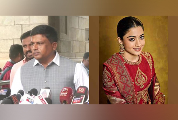 Karnataka Congress MLA Ravikumar Gowda says Rashmika Mandanna "disregarded Kannada", BJP slams Congresss