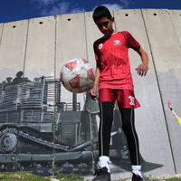 MIDEAST-WEST BANK-BETHLEHEM-FOOTBALL