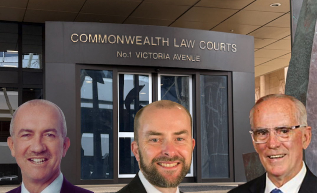 PEP-11 gas battle shifts east as WA judge punts case to NSW. Picture Asset Energy boss David Breeze, WA Justice Darren Jackson and NSW MP Greg Piper