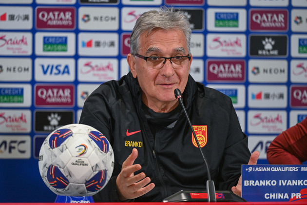 (SP)CHINA-CHONGQING-FOOTBALL-FIFA WORLD CUP QUALIFIER-PRESS CONFERENCE (CN)