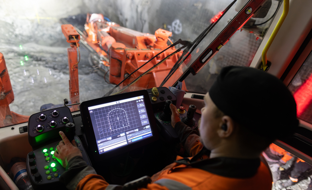 The iSure Geo in action at Agnico Eagle's Kittila