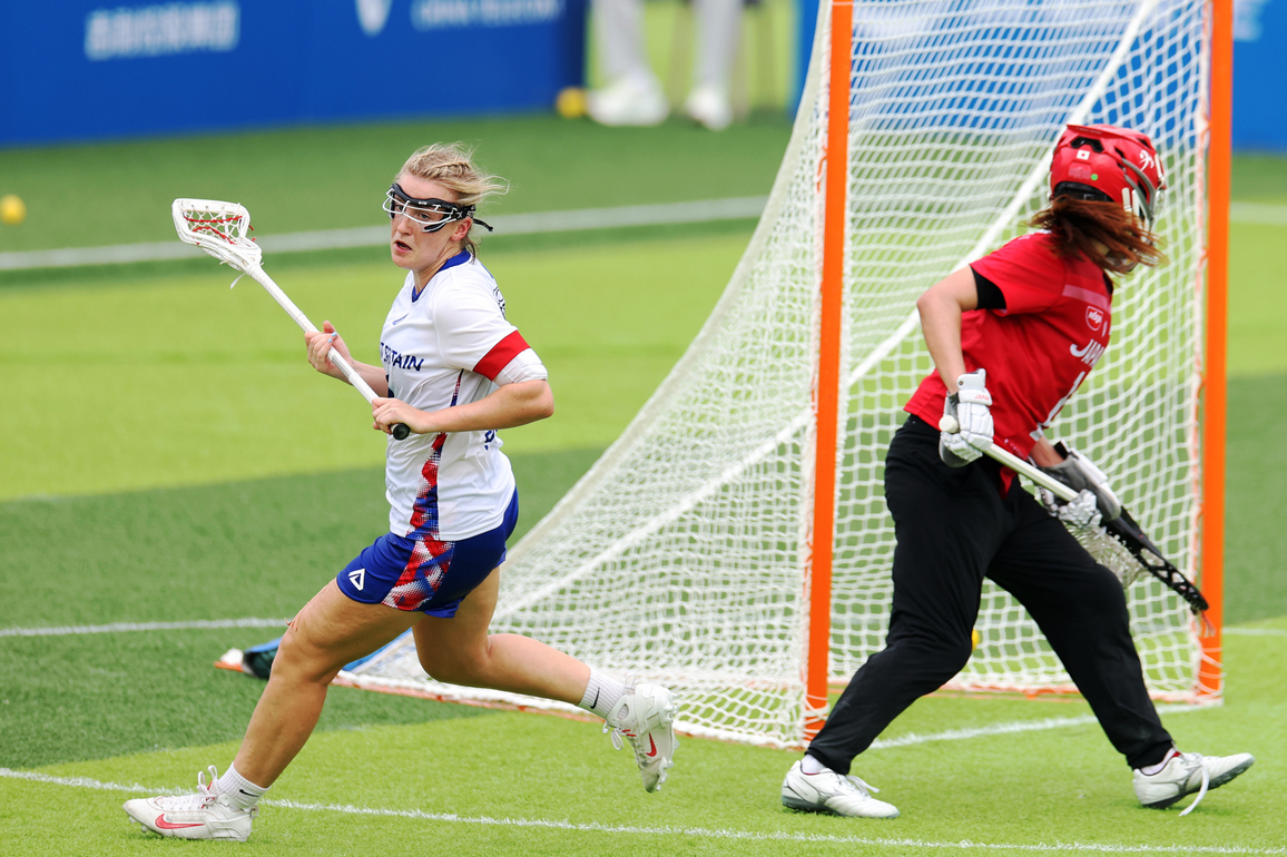 (SP)CHINA-CHENGDU-THE WORLD GAMES 2025-LACROSSE-WOMEN'S-GROUP A-GBR VS JPN (CN)
