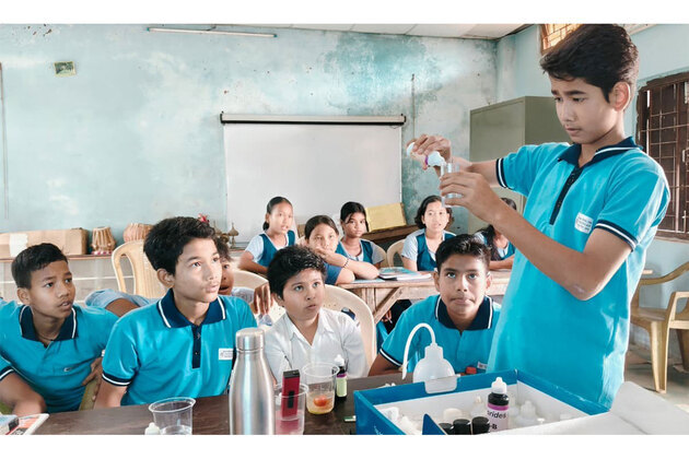 Assam: Students, teachers gain hands-on experience in water testing in school in Guwahati
