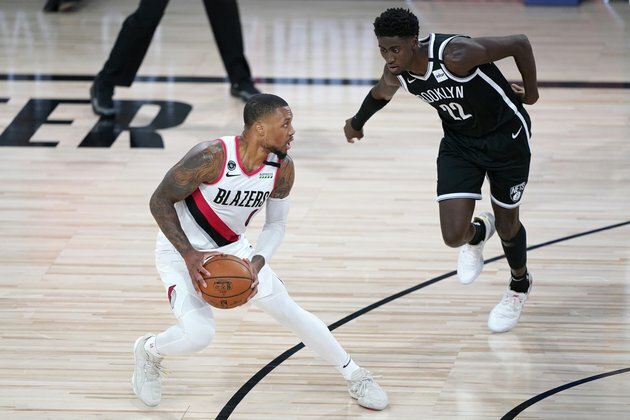 Blazers' Lillard named MVP of seeding games