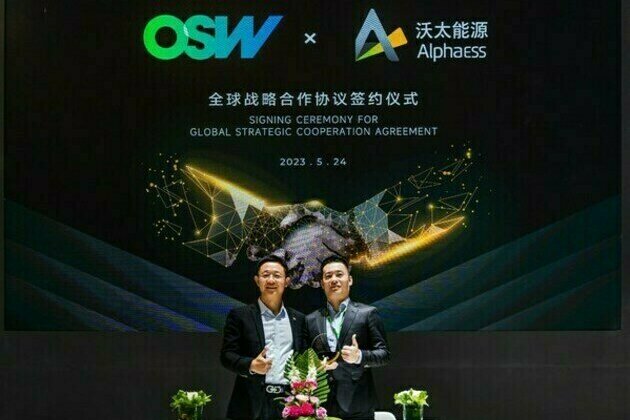AlphaESS and OSW Announced Global Partnership for Expanded Product Sales Worldwide