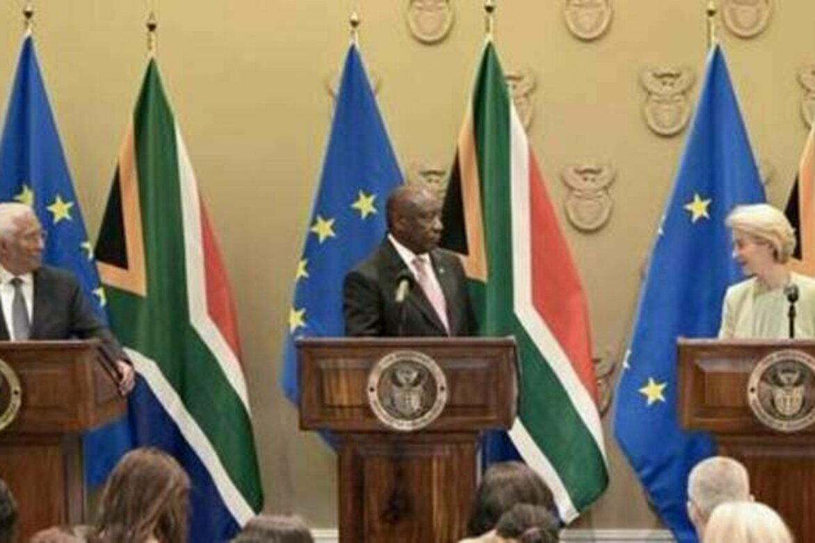 EU announces South Africa investment after US aid cut