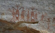 Arte rupestre no Parque Nacional da Serra da Capivara, no Piauí