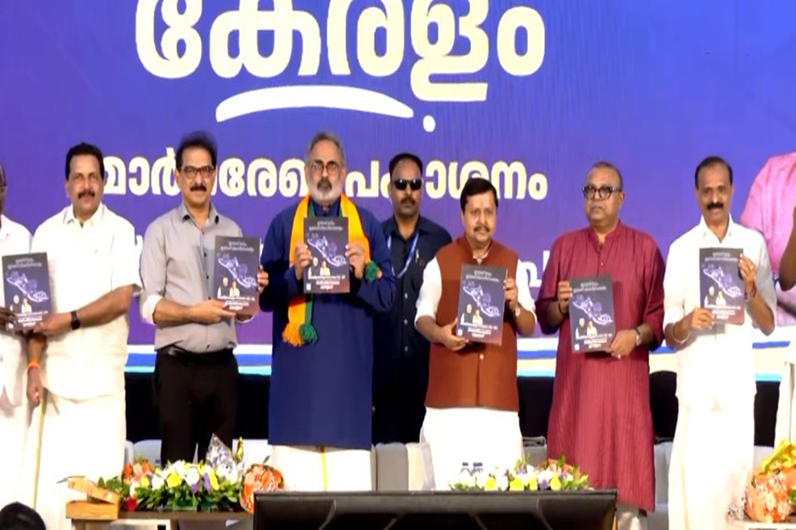 BJP unveils manifesto for 'Viksit Keralam'; pledges AIIMS, High-Speed Rail, women's welfare