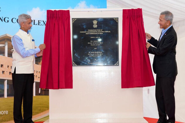 Jaishankar, Singapore FM jointly lay foundation stone for new Chancery complex for Indian High Commission