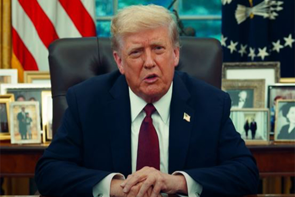 "Dark moment for America": Trump accuses "radical left" in address to nation after Charlie Kirk's death