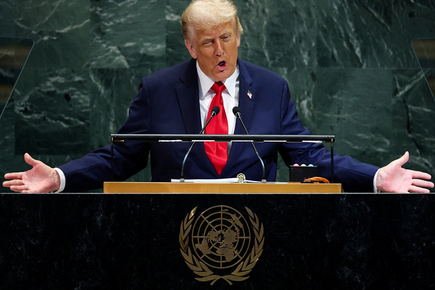 Trump claims to be victim of "triple sabotage at the UN", with Secret Service looking into the matter