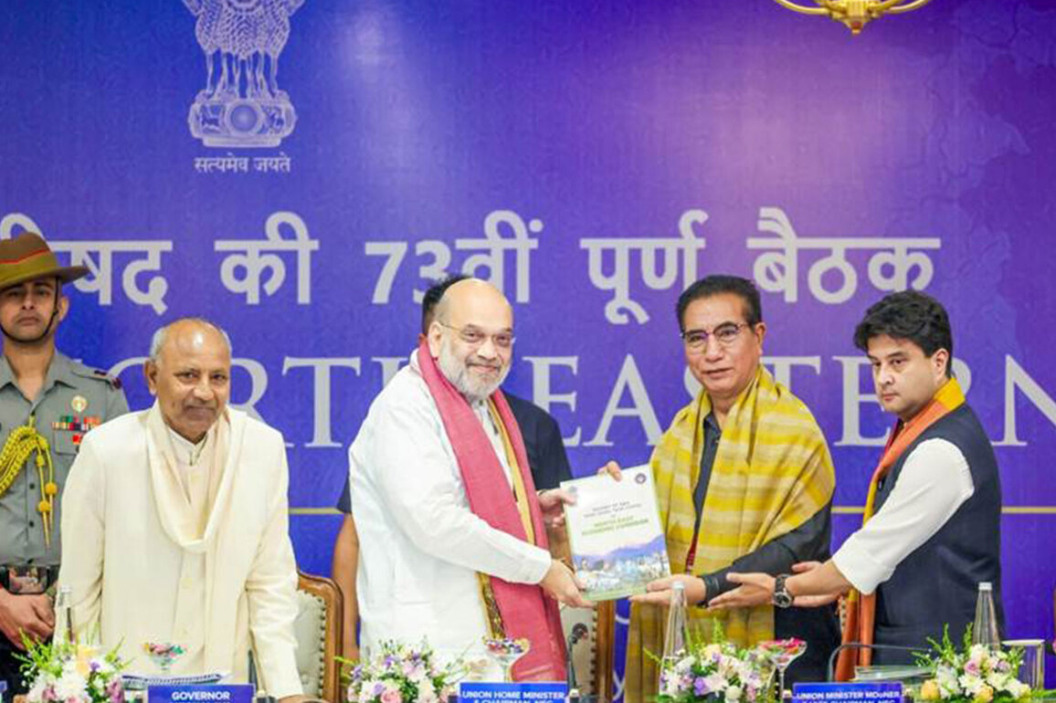 Meghalaya: Amit Shah chairs 73rd Plenary Session of North Eastern Council in Shillong