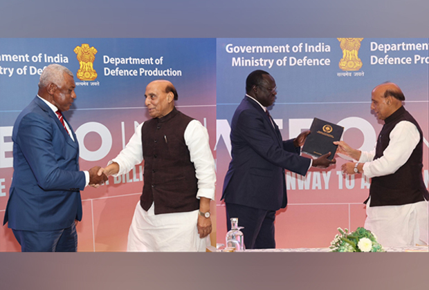 Defence Minister Rajnath Singh holds bilateral meetings with Fiji, South Sudan counterparts