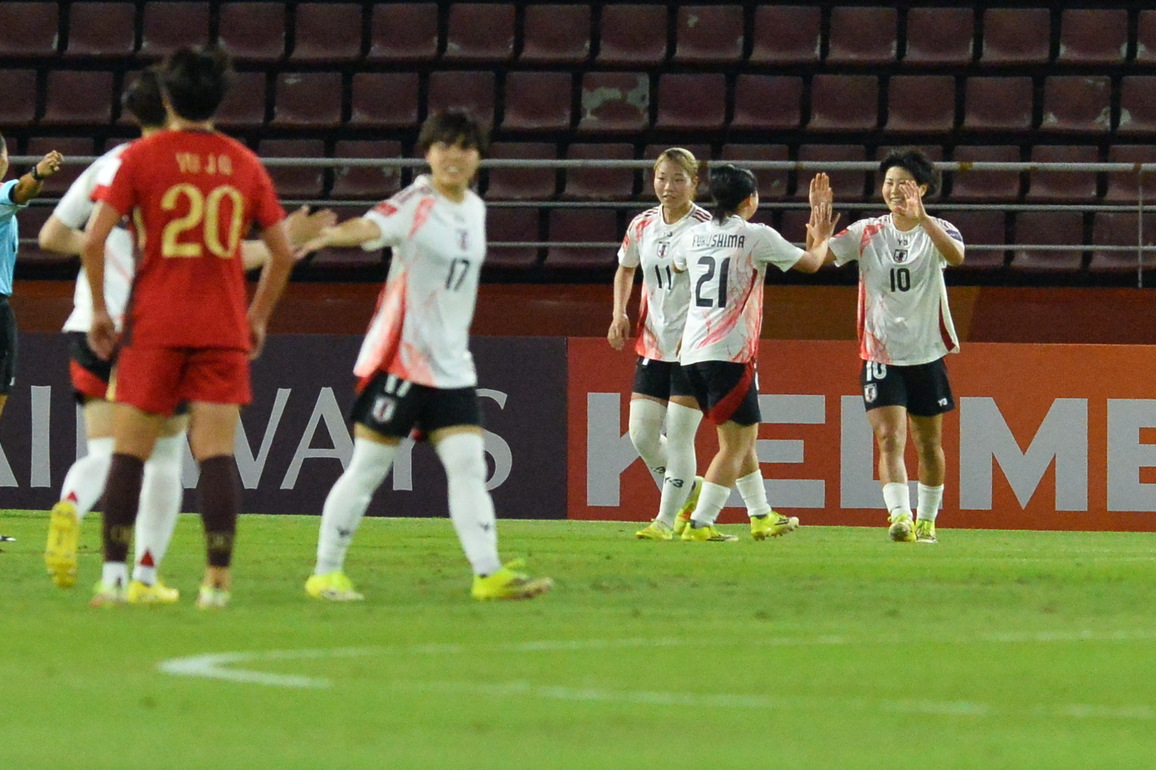 (SP)THAILAND-PATHUM THANI-FOOTBALL-AFC U20 WOMEN'S ASIAN CUP-CHN VS JPN