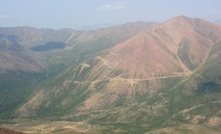 Outcropping mineralisation at Yukon project