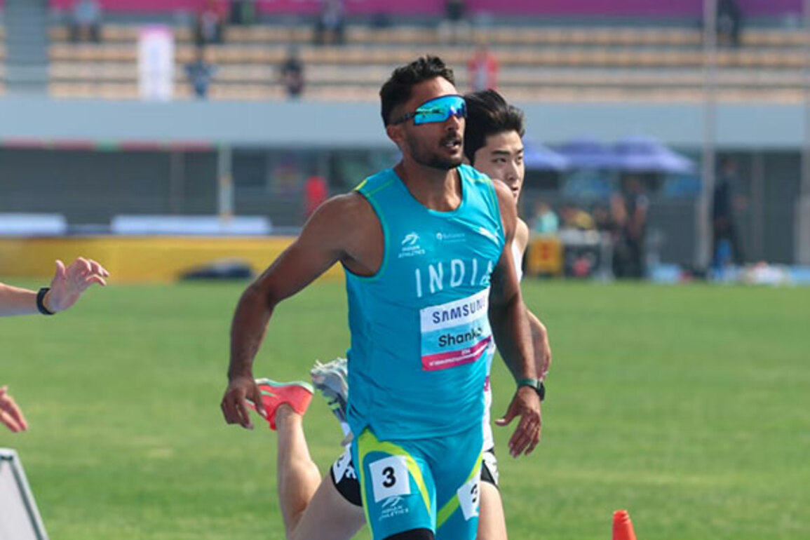 Tejaswin Shankar smashes decathlon national record for second time