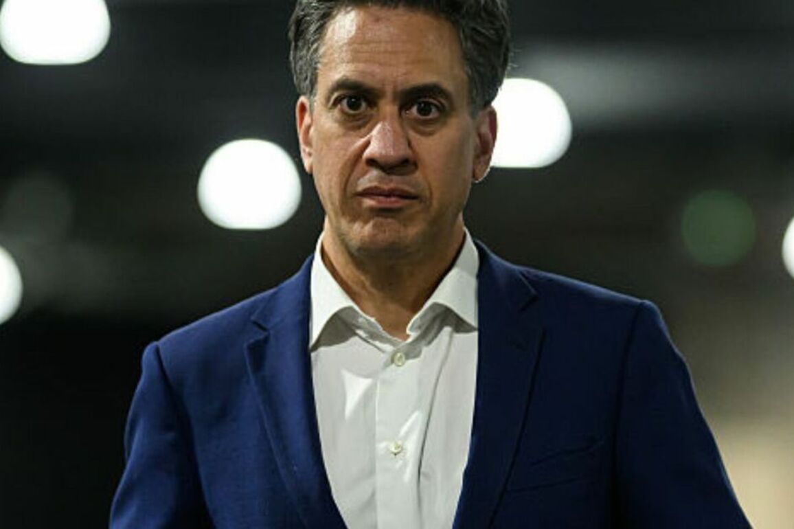 Mad Ed Miliband's lunatic race to Net Zero blown apart  how does he still have a job&quest;